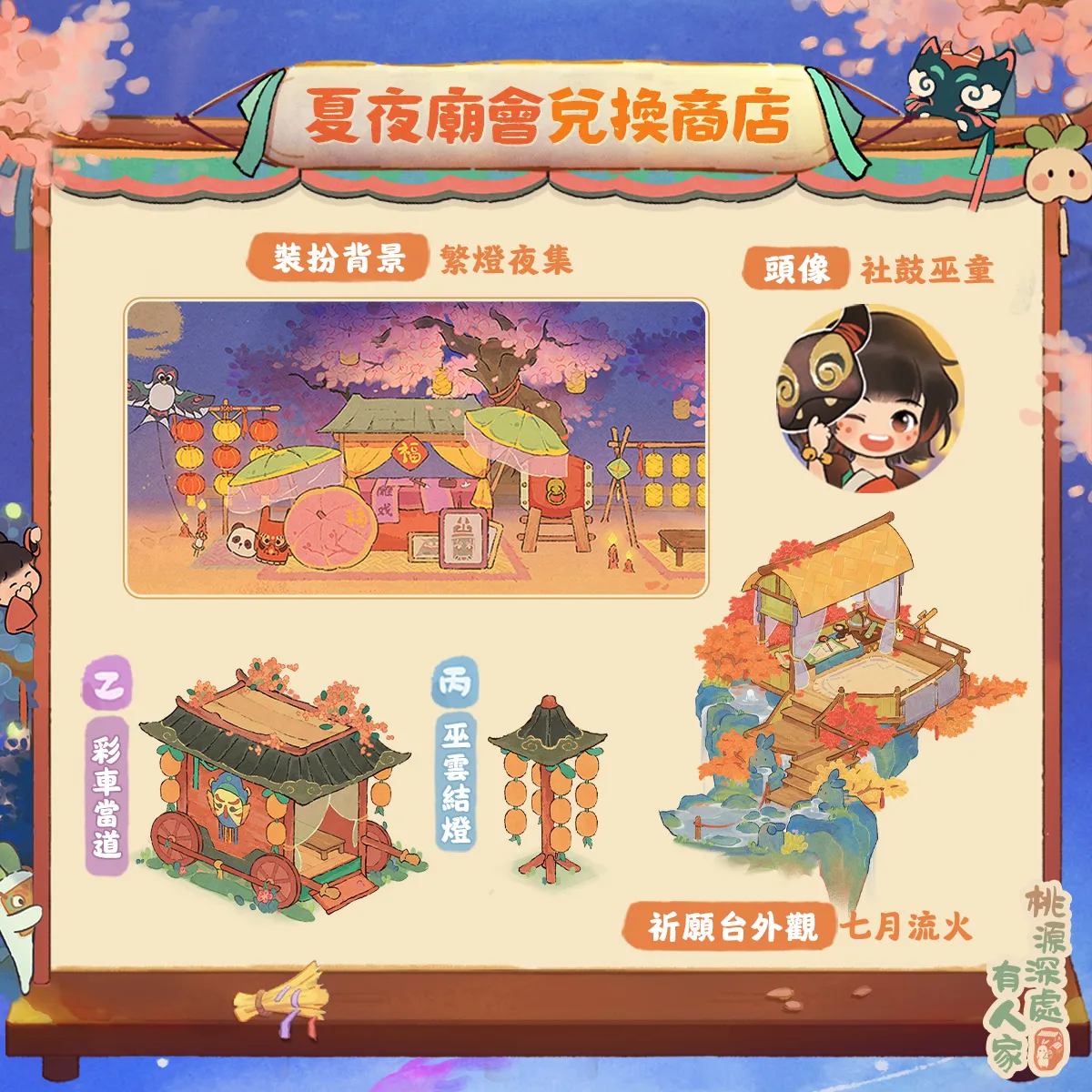 中元節活動-夏季廟會兌換商店